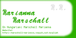 marianna marschall business card